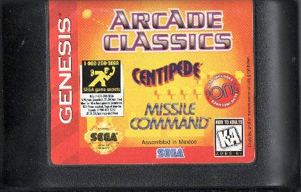 Arcade Classics for Sega Genesis