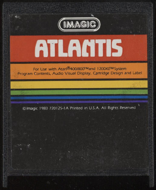 Atlantis Cartridge for Atari 400/800 8-bit Computers
