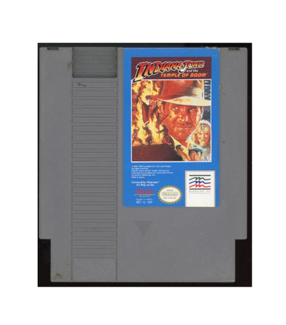 Indiana Jones and the Temple of Doom Cartridge for Nintendo NES