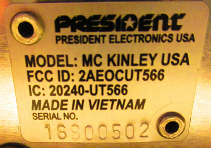 President McKinley SSB CB Radio Used Tested & Works