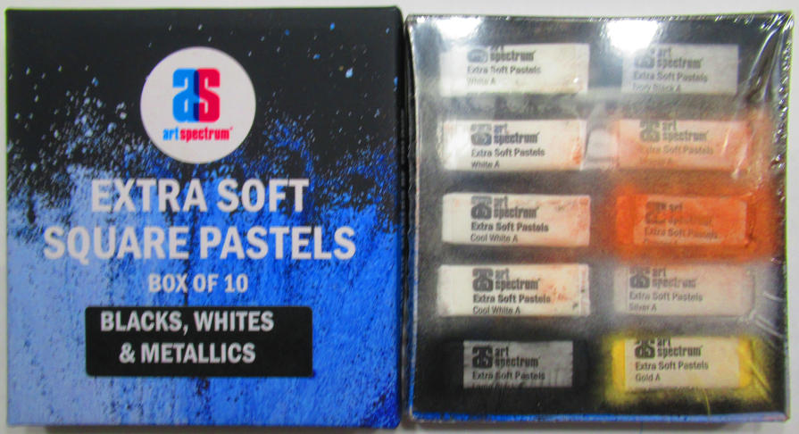 Art Spectrum Extra Soft Square Pastels Set of 10 Damaged