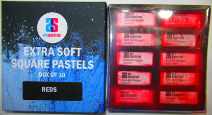 Art Spectrum Extra Soft Square Pastels Set of 10 Damaged