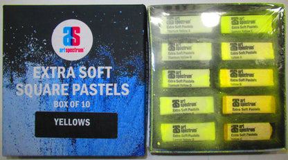 Art Spectrum Extra Soft Square Pastels Set of 10 Damaged