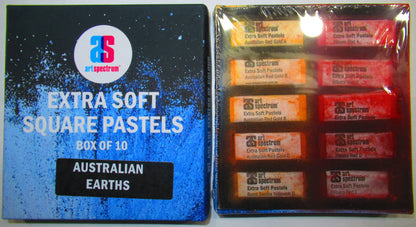 Art Spectrum Extra Soft Square Pastels Set of 10 Damaged