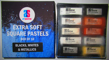 Art Spectrum Extra Soft Square Pastels Set of 10 Damaged