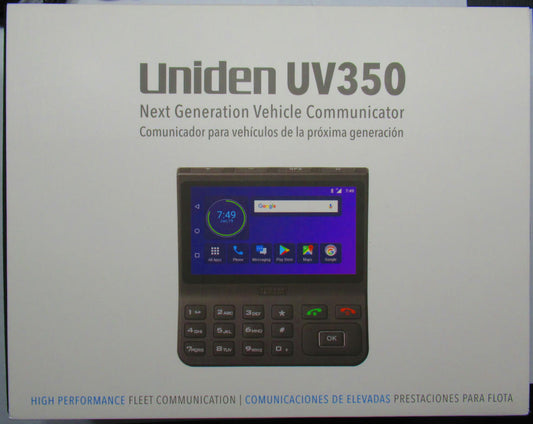 Uniden UV350 Mobile Network Radio Android 7.1 Bundle Zello