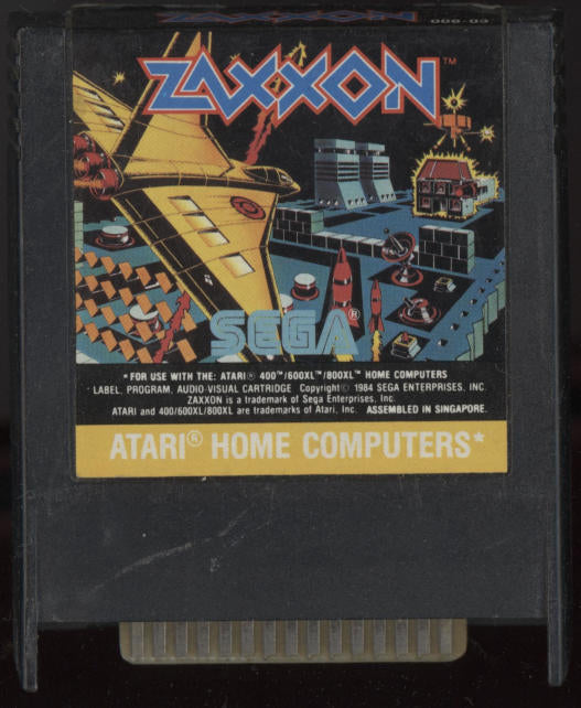 Zaxxon Cartridge for Atari 400/800 8-bit Computers