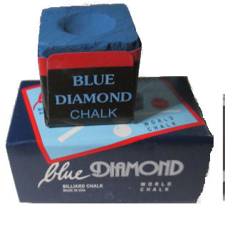 Blue Diamond Billiards Chalk by Longoni Box of 2