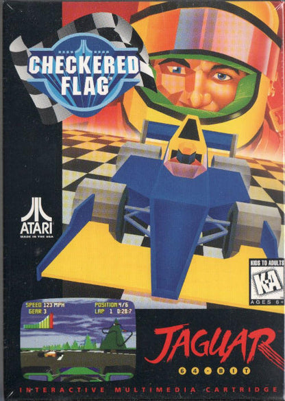 Checkered Flag for Atari Jaguar NIB