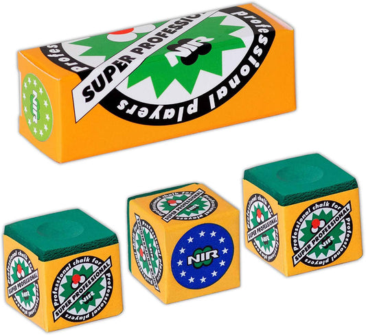 Box of 3 Green Longoni Billiards Chalk